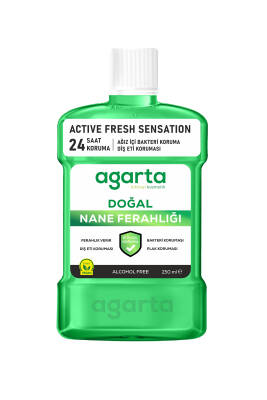 Agarta Ağız Bakım Suyu Ferah Nefes Naneli Alkolsüz 250ml - 2