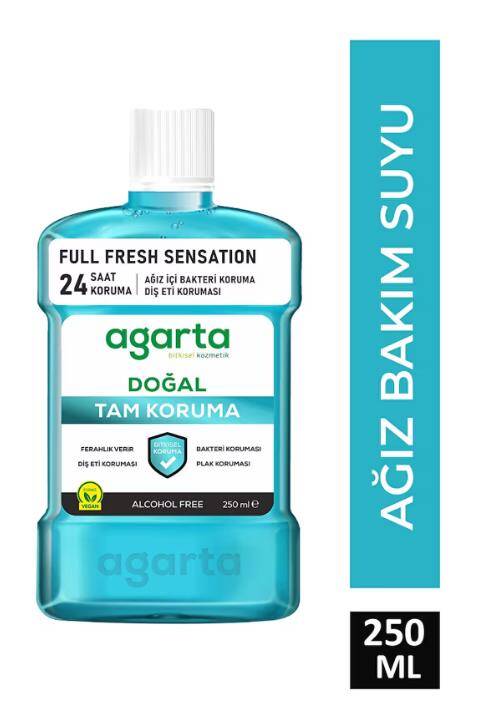 Agarta Ağız Bakım Suyu Tam Koruma Alkolsüz 250ml - 1