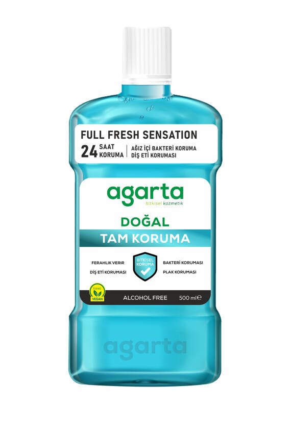 Agarta Ağız Bakım Suyu Tam Koruma Alkolsüz 500 Ml - 2