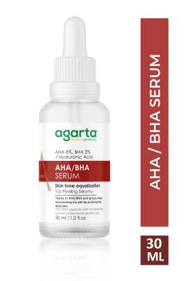 Agarta AHA & BHA Gözenek Sıkılaştırmaya ve Cilt Tonu Eşitlemeye Yardımcı Kırmızı Peeling Serum 30ML - 1