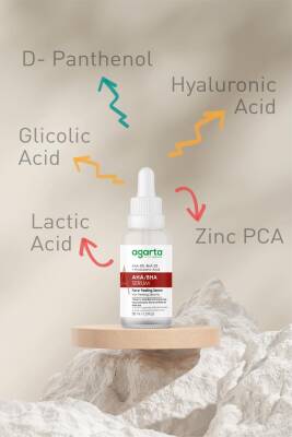 Agarta AHA & BHA Gözenek Sıkılaştırmaya ve Cilt Tonu Eşitlemeye Yardımcı Kırmızı Peeling Serum 30ML - 3