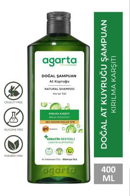 Agarta At Kuyruğu Bitkisi Özlü Keratin Içeren Dökülme Karşıtı Bakım Tuzsuz Şampuan 400 ml - 1