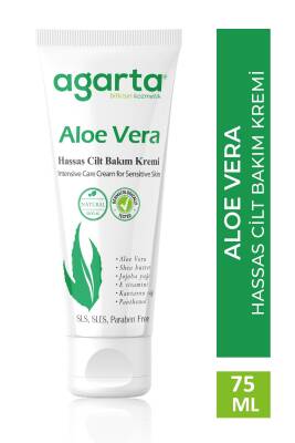 Agarta Doğal Aloe Vera Nemlendirici El Ve Vücut Bakım Kremi 75 ml - 1