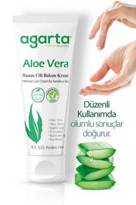 Agarta Doğal Aloe Vera Nemlendirici El Ve Vücut Bakım Kremi 75 ml - 3