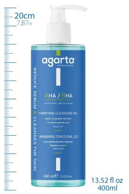 Agarta Doğal Arındırıcı Yüz Temizleme Jeli Yağlı Ve Karma Cilt 400 ml - 4