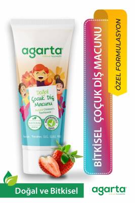Agarta Doğal Çocuk Florürsüz Beyazlatıcı Diş Macunu 75 ml - 1