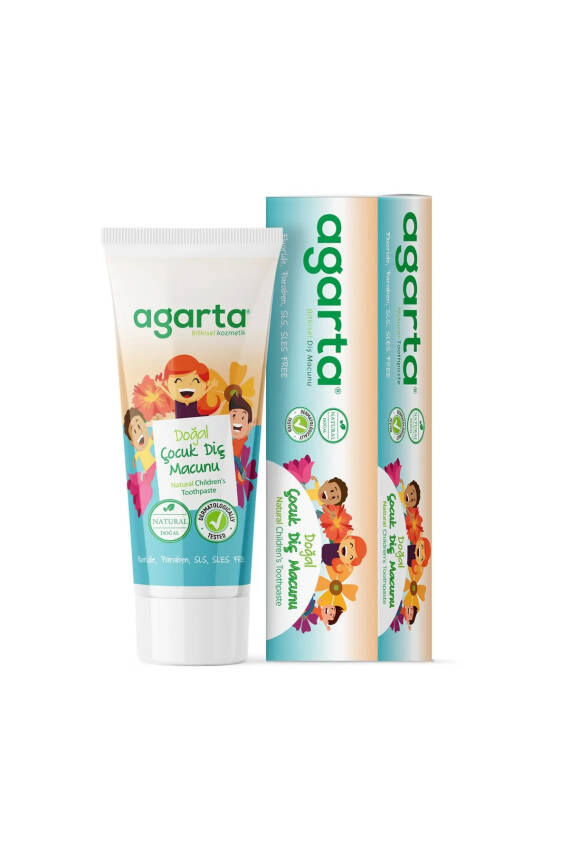 Agarta Doğal Çocuk Florürsüz Beyazlatıcı Diş Macunu 75 ml - 5