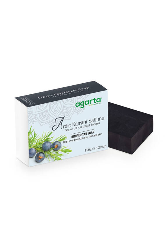 Agarta Doğal El Yapımı Ardıç Katranı Sabunu 150 Gr. - 2