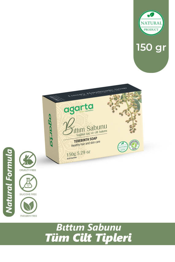 Agarta Doğal El Yapımı Bıttım Sabunu 150 gr - 1