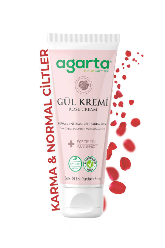 Agarta Doğal Gül Aromalı Nemlendirici El Ve Vücut Bakım Kremi 75 ml - 3