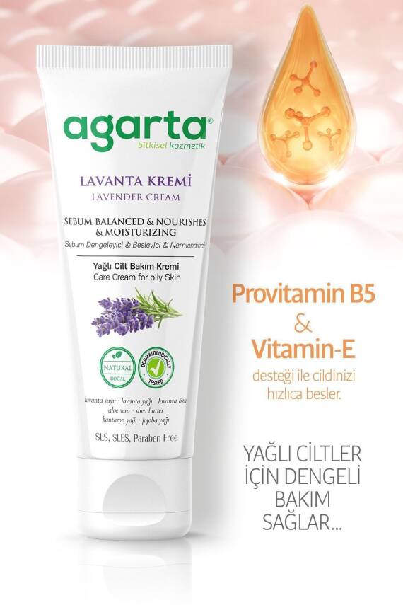 Agarta Doğal Lavanta Nemlendirici El Ve Vücut Bakım Kremi 75 ml - 5