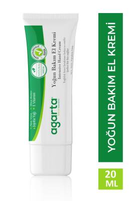 Agarta Doğal Nemlendirici Yoğun Bakım El Kremi -vitamin E Ve B5 - Jojoba, Shea Butter - 20 ml - 1