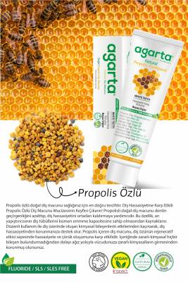 Agarta Doğal Propolisli Florürsüz Diş Macunu 100 ml - 2
