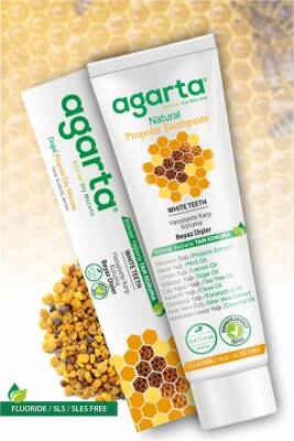 Agarta Doğal Propolisli Florürsüz Diş Macunu 100 ml - 3