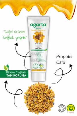 Agarta Doğal Propolisli Florürsüz Diş Macunu 100 ml - 4