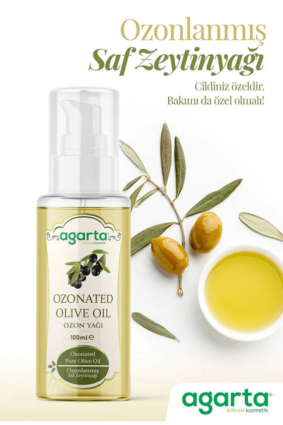 Agarta Doğal Saf Zeytinyağlı Ozon Yağı 100 ml - 3