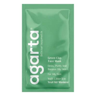 Agarta Doğal Yeşil Kil Maskesi Tek Kullanımlık 10 gr - Agarta