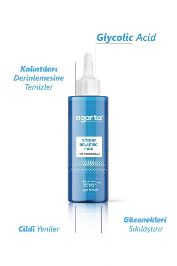 Agarta Gözenek Sıkılaştırıcı Akne Ve Sivilce Karşıtı Tonik (KARMA CİLTLER) Glycolic Acid-zinc Pca 200ml - 2