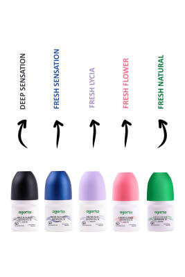 Agarta Parfümsüz Ter Kokusu Önleyici 24 Saat Etkili Beyazlatıcı Unisex Natural Roll-on 50 ml - 2