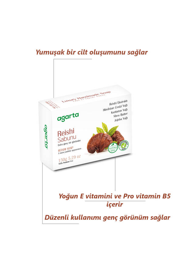 Agarta Reishi Cilt Bakım Sabunu 150 gr - 2
