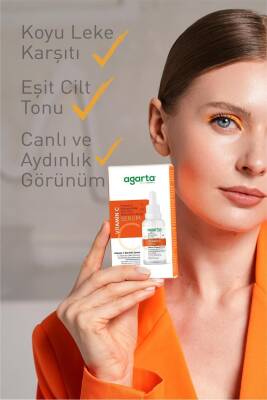 Agarta Süper Aydınlatıcı Ve Ton Eşitleyici C Vitaminli Serum 30 ml (%7,5 VİTAMİN C, NİACİNAMİDE, ZİNC PCA) - 2