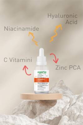 Agarta Süper Aydınlatıcı Ve Ton Eşitleyici C Vitaminli Serum 30 ml (%7,5 VİTAMİN C, NİACİNAMİDE, ZİNC PCA) - 3