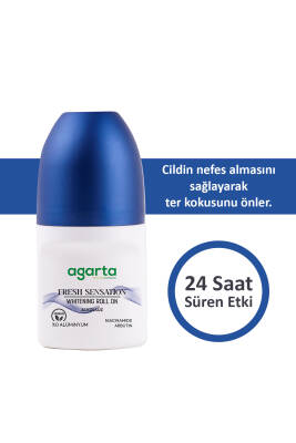 Agarta Ter Kokusu Önleyici 24 Saat Etkili Beyazlatıcı Erkek Fresh Sensatıon Roll-on 50 ml - 3