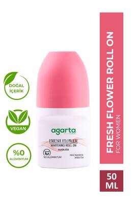 Agarta Ter Kokusu Önleyici 24 Saat Etkili Beyazlatıcı Kadın Fresh Flower Roll-on 50 ml - 1