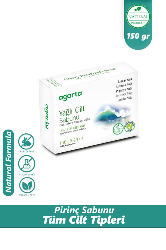 Agarta Yağlı Ciltler Sabunu Doğal 150 gr - 1