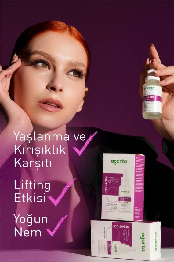 Agarta Yaşlanma ve Kırışıklık Karşıtı Anti-Aging Kolajen Serum 30 ML - 2