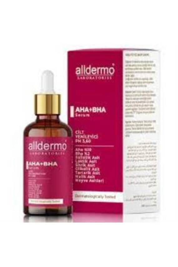 Alldermo Aha Bha Akne Serumu , Cilt Yenileyici Yüz Bakım Serumu 30ml - 1