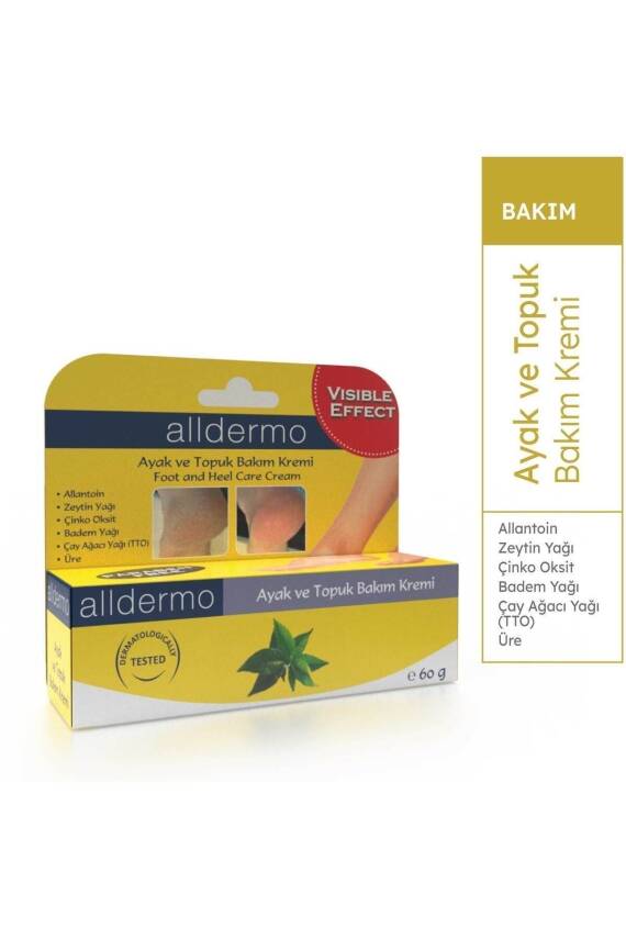 Alldermo Ayak Ve Topuk Bakım Kremi 60 G - 3