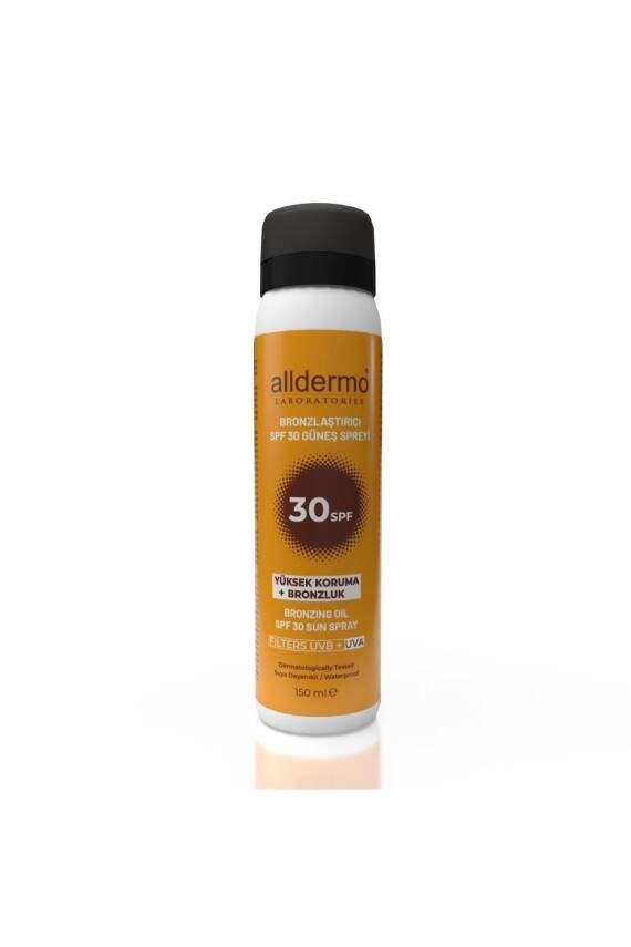 Alldermo Bronzlaştırıcı Güneş Spreyi Spf30 150 ml - 1