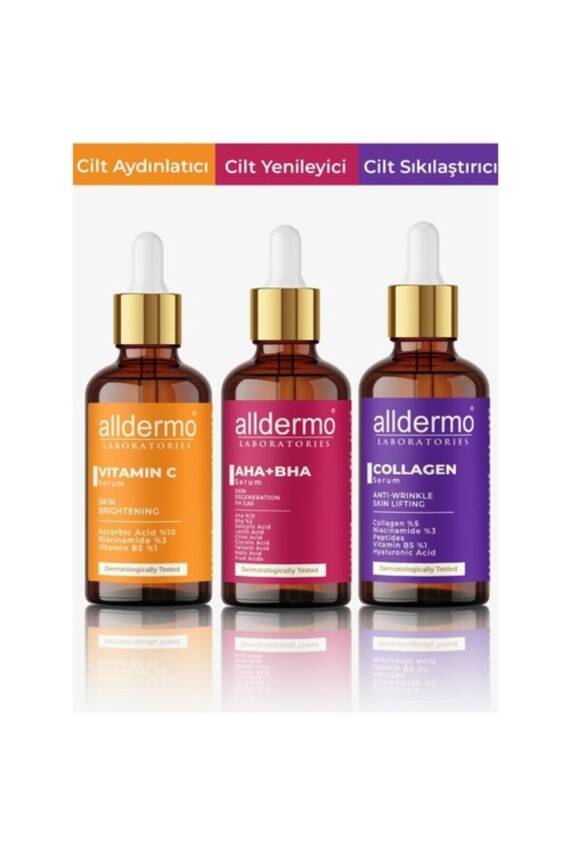 Alldermo Cilt Bakım Serum Seti - 2