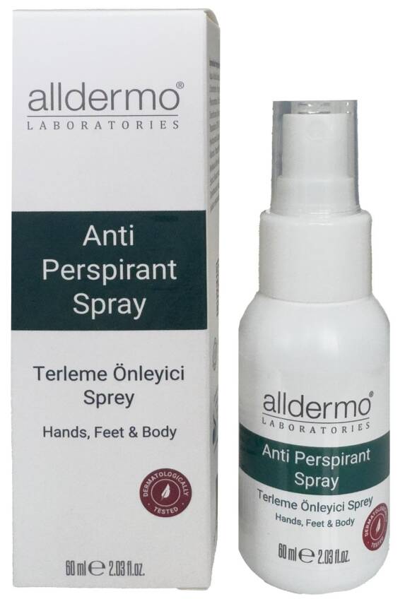Alldermo El-Ayak-Vücut Ter Önleyici Sprey 60ml - 1