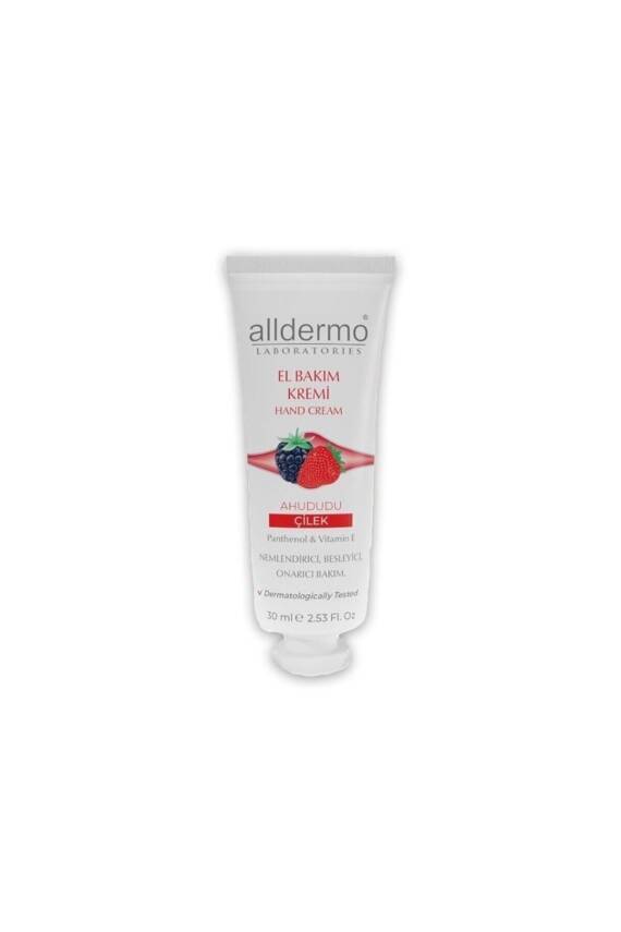 Alldermo El Bakım Kremi Ahududu Çilek 30ml - 3