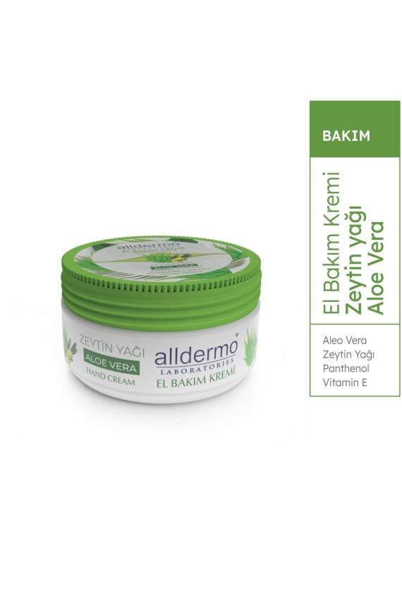 Alldermo El Bakım Kremı Aloe Vera Zeytınyagı 150 Ml - 1