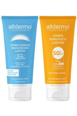 Alldermo Güneş Koruyucu Losyon + Aftersun Seti - Alldermo