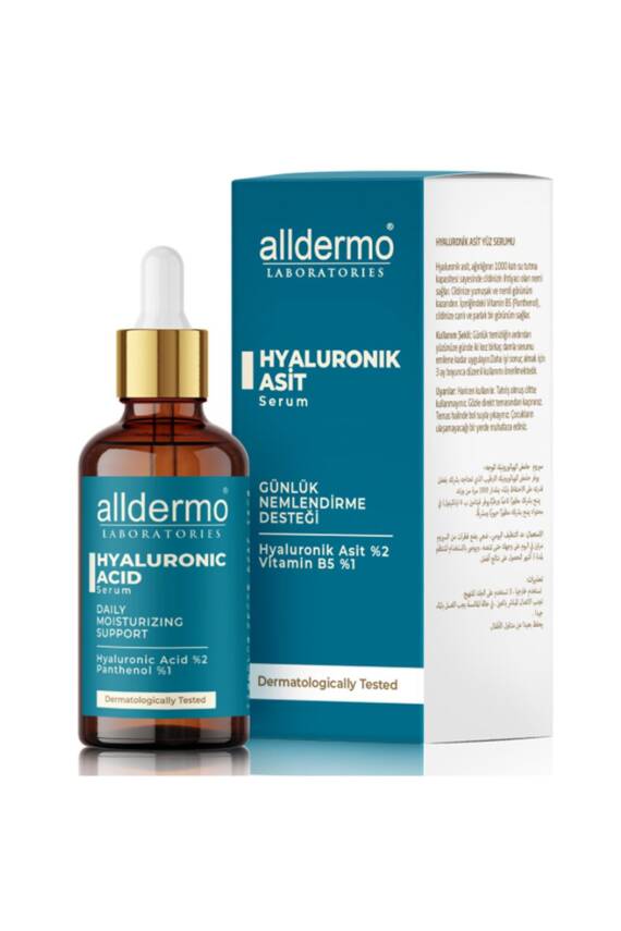 Alldermo Hyaluronik Asit Günlük Nemlendirici Serum 30ml - 1