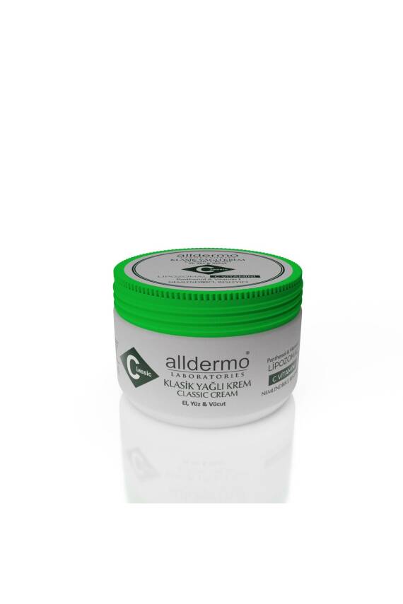 Alldermo Klasik Yağlı C Vitaminli Krem KAVANOZ 250 ml - 1