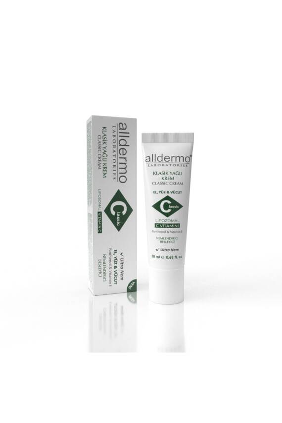 Alldermo Klasik Yağlı - C Vitaminli Tüp Krem 20ml - 1