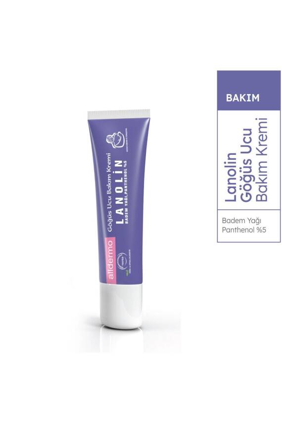 Alldermo Lanolin Krem 13gr (GÖĞÜS UCU ÇATLAK BAKIM KREMİ) - 1