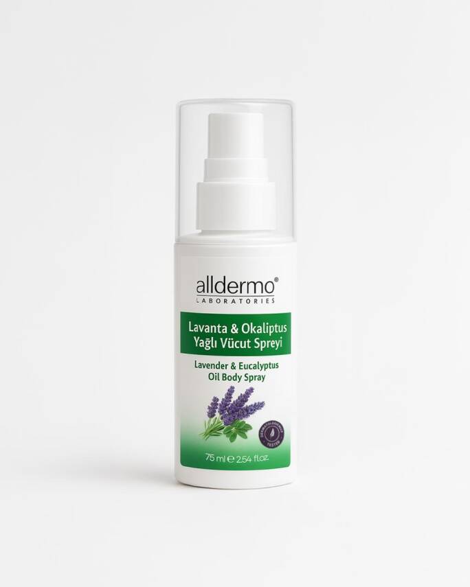 Alldermo Lavanta-Okaliptüs Yağlı Haşere Kovucu Sprey 75ml - 1