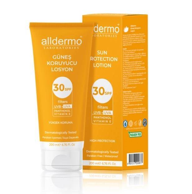 Alldermo Spf 30 Güneş Losyonu 200 ml - 1