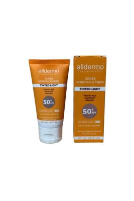 Alldermo Spf 50 Tinded Light Güneş Koruyucu Krem 50 ml - Alldermo