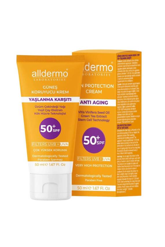 Alldermo Spf50+ Anti Aging Krem 50 ml - 1