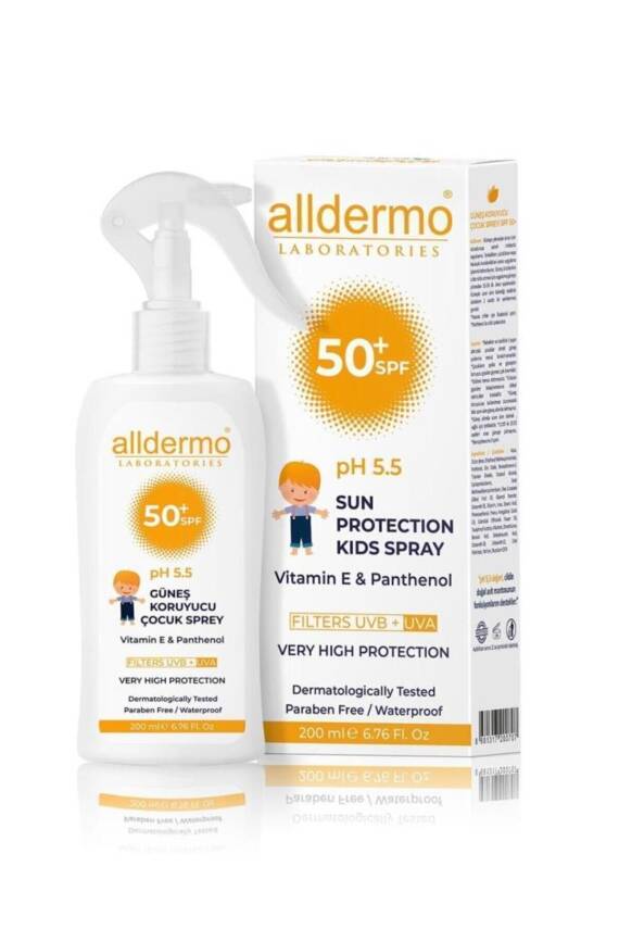 Alldermo Spf50 Çocuk Güneş Sprey 200 ml - 1