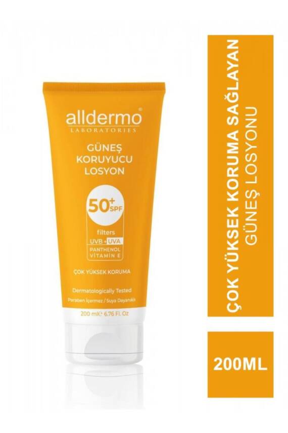 Alldermo Spf50 Güneş Losyonu 200 ml - 1