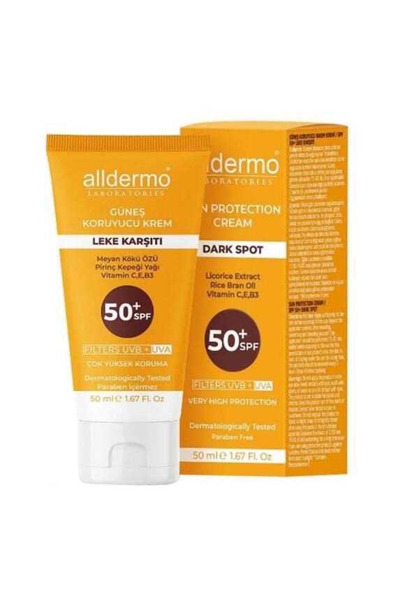 Alldermo Spf50+ Leke Karşıtı Krem 50 ml - 1