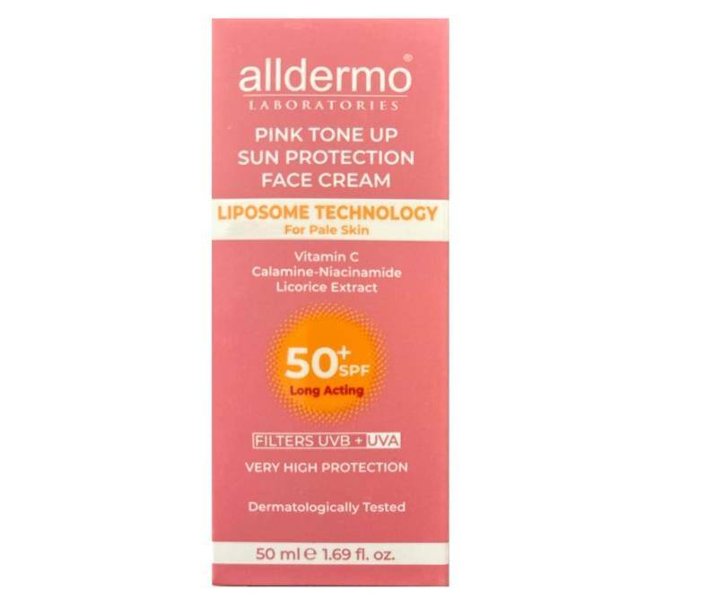 Alldermo Spft50+ Tinted Pink Ton Eşitleyici Krem 50ml - 1